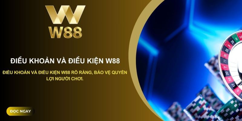 Tầm quan trọng của điều khoản và điều kiện W88