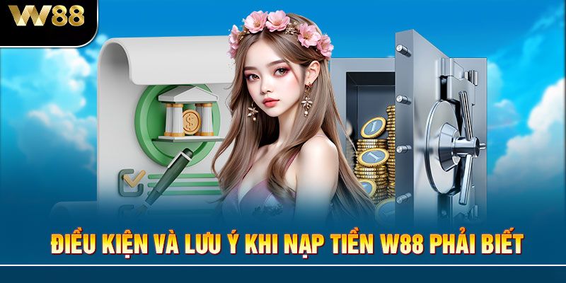 Lưu ý cần tuân thủ để nạp tiền W88 thành công